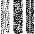 Tyre tracks Royalty Free Stock Photo
