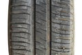 Tyre tread worn out and torn apart Royalty Free Stock Photo