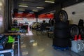 Tyres tire wheel in montjuic spirit Barcelona circuit car show