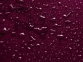 Tyrian purple background with rain drops Royalty Free Stock Photo