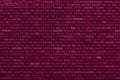 Tyrian purple brick wall background