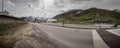 TYROL/KUEHTAI - June 2019: Panorama of the seemingly extinct ski resort of KÃÂ¼htai in Tyrol in summer