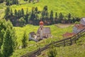 Tyrolean church on a sunny day