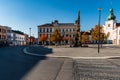 Tyrsovo namesti town sqaure in Chocen town in Czech republic