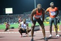 Tyson Gay Asafa Powell Michael Rodgers