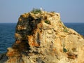 Tyulenovo is famous for its unique beach and caves, fresh air and its unique nature. Royalty Free Stock Photo