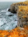 Tyulenovo is famous for its unique beach and caves, fresh air and its unique nature. Royalty Free Stock Photo