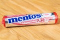 Tyumen, Russia-June 02, 2021: The Mentos brand is owned and produced by the Perfetti Van Melle corporation. Royalty Free Stock Photo