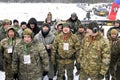 Tyumen, Russia, March 15, 2019, competition of snipers