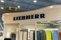 Tyumen, Russia-October 01, 2022: Liebherr logo, Liebherr refrigerators are manufactured at three factories located in