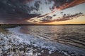 Decline on the brine lake Svatikovo