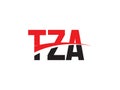 TZA Letter Initial Logo Design Vector Illustration Royalty Free Stock Photo