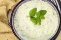 Tzatziki from above