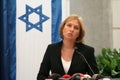 Tzipi Livni at Conference Royalty Free Stock Photo