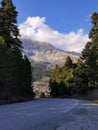 Tzoumerka mountains in spring season in arta perfecture greece Royalty Free Stock Photo