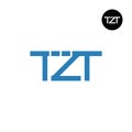 TZT Logo Letter Monogram Design Royalty Free Stock Photo