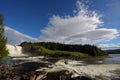 Waterfall in sweden