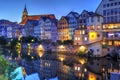 TÃÂ¼bingen along the Neckar River, Germany