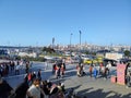 TÃ¼rkiye Istanbul EminÃ¶nÃ¼ Square people. Royalty Free Stock Photo