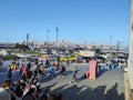 TÃ¼rkiye Istanbul EminÃ¶nÃ¼ Square people. Royalty Free Stock Photo