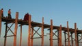 U Bein Bridge in Amarapura, Mandalay, Laos