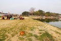 U Bein Bridge, Amarapura, Mandalay, Myanmar Royalty Free Stock Photo