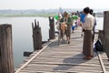 U Bein Bridge, Amarapura, Myanmar