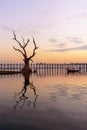 U-Bein Bridge in Mandalay, Myanmar