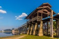 U Bein Bridge Taungthaman Lake Amarapura Myanmar Royalty Free Stock Photo