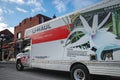 U-Haul rented moving truck parked in ByWard Market Royalty Free Stock Photo