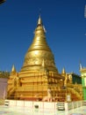 U Min Thonze Cave on Sagaing hill, Myanmar Royalty Free Stock Photo