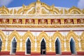 U min Thonze pagoda in Myanmar