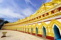 U min Thonze pagoda,Sagaing, Myanmar