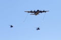 U.S. Air Force Mid-Air Refueling Royalty Free Stock Photo