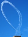 The Cleveland Air Show Dazzles fans in Ohio _ USA Royalty Free Stock Photo