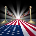 U.S.A. American movie star festival election vote Royalty Free Stock Photo