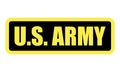 U.S. ARMY badge. USA army badge icon vector eps10. Military signboard. Victory. U.S. Force.