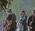 U.S. Civil war Union Sharpshooters Royalty Free Stock Photo
