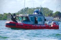 U.S. COAST GUARD A-class boat with M60 on front