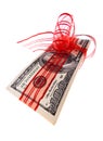 U.S. dollars as a cash gift certificates