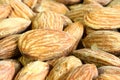 U.S. large almond Royalty Free Stock Photo