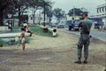 U.S. Marine Photographs Group of Vietnamese Children Playing, Vietnam ca1967
