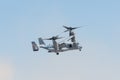 U.S. Marines MV-22 Osprey Aircraft on display