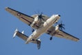 U.S. Navy E-2 Hawkeye Flying Around Palmdale, California Royalty Free Stock Photo