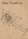 Patent Diagram for Slide Trombone