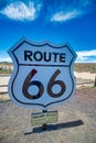 U.S. Route 66 signage (US 66 or Route 66), also known as the Will Rogers Highway and colloquially known as the Main Street of