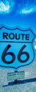 U.S. Route 66 signage (US 66 or Route 66), also known as the Will Rogers Highway and colloquially known as the Main Street of