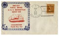 U.S.S. Bowditch, The USA - 9 May 1940: US historical envelope: cover with cachet first day postal service survey ship, commission