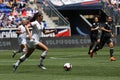 U.S. Women`s National Soccer Team captain Alex Morgan #13 in action during friendly game against Mexico