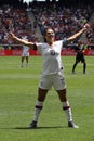 U.S. Women`s National Soccer Team captain Carli Lloyd #10 in action during friendly game against Mexico